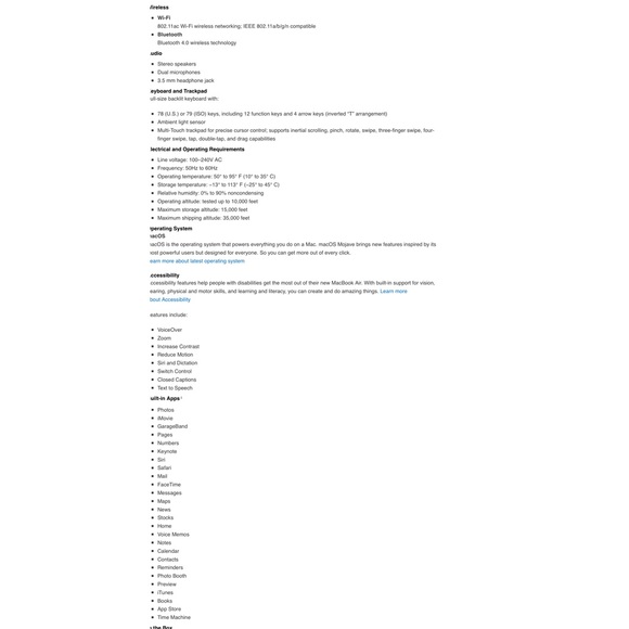 Apple MacBook Air 2017 - Picture 14 of 17